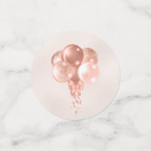 85e anniversaire Rose Gold Cake photo Confetti (Petit recto)