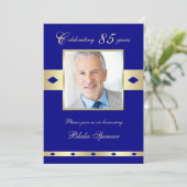 85e foto Verjaardagsfeestje Uitnodiging Marine 85 (Staand voorkant)