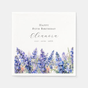 85e Verjaardag Juli Geboortebloem Larkspur Custom Servet