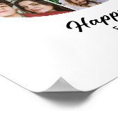 85e Verjaardag Nummer 85 Fotocollage Jubileum Poster (Hoek)