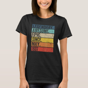 85e verjaardag van de wettige Geweldige epic sinds T-shirt