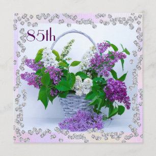 85e verjaardag van Lilacs & Diamonds Kaart