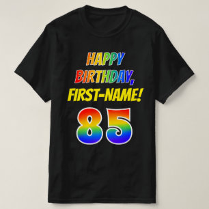 85e verjaardag — Vet, Plezier, Regenboog 85, Aange T-shirt