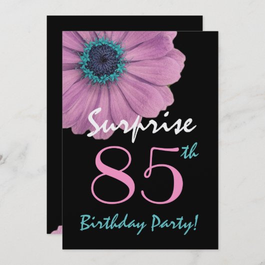 85e verrassingsdag roze dagboek kaart (Voorkant / Achterkant)
