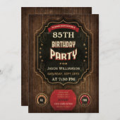 85e  vogelbord en hout kaart (Voorkant / Achterkant)