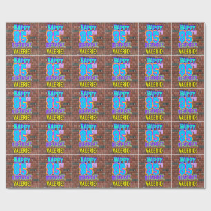 85ste verjaardag: Leuk, Urban Graffiti geïnspireer Cadeaupapier