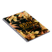 85th Birthday Celebration Autumn Custom Guest Book Notitieboek (Rechterzijde)