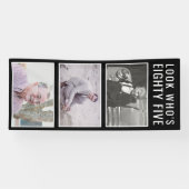 85th Birthday Photo Banner (Horizontaal)