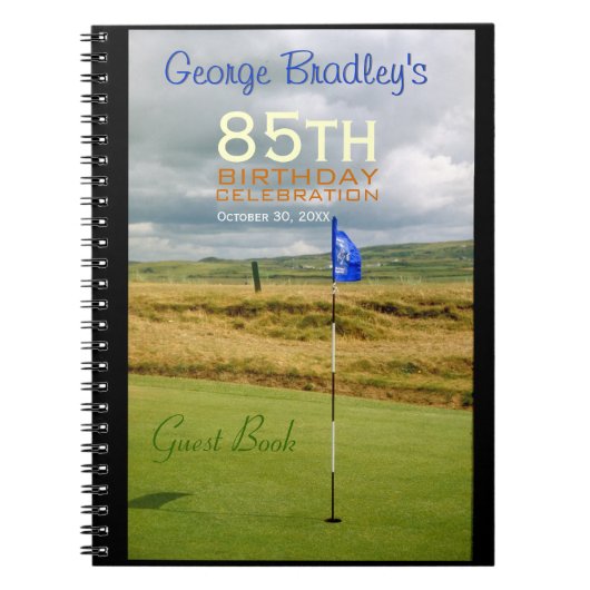 85th Livre d'invité de golf de célébration (Devant)