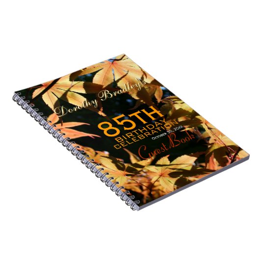 85th Livre d'invité fait sur commande d'automne de (Côté Droit)