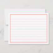 85th Thank You: Coral/White Number Pattern (Achterkant)