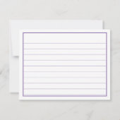 85th Thank You: Purple/White Number Pattern (Achterkant)