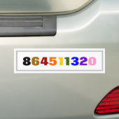 864511320 BUMPERSTICKER (Op auto)