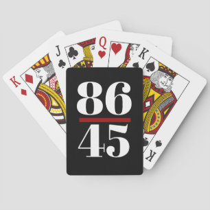 8645 Anti-trump Pokerkaarten