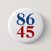 8645 Anti-trump Ronde Button 5,7 Cm (Voorkant)