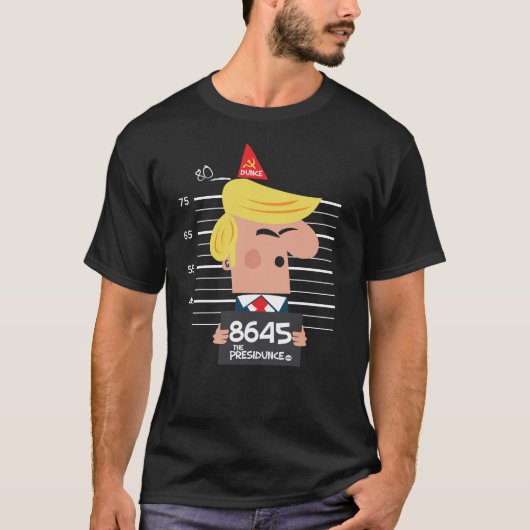 8645 anti Trump T-Shirt (Voorkant)