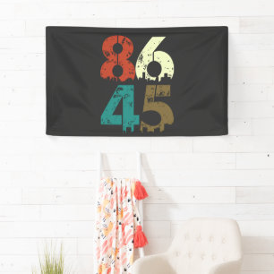 8645 Politiek anti Trump Spandoek