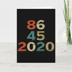 8645 T-shirt 86 45 Grappige Anti-trump Biden Harri Kaart