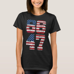 8647 Anti Trump 86 47 Retro Anti-Trump Amerikaanse T-shirt