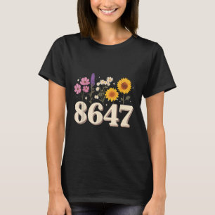 8647, Anti Trump, Bloemenfeminist, Subtiel, Human  T-shirt