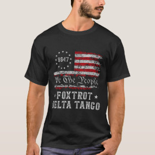 8647 Anti Trump Foxdraaft Deltas Tangos Impeach 47 T-shirt