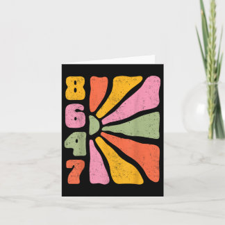  8647 Anti-Trump Funny Boho Bloemen Bloemen Bloeme Kaart