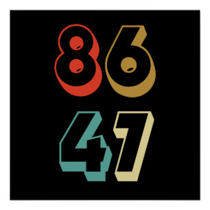 8647 Anti-Trump Perfect Poster