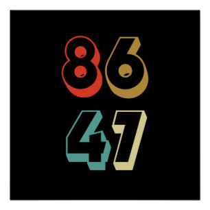 8647 Anti-Trump Perfect Poster