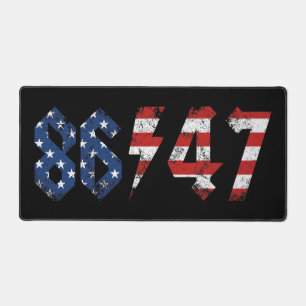 8647 Anti Trump Retro  jaren 80 Rock Style Bureaumat