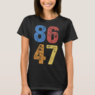 8647 Anti-Trump subtiele verzetsprotest  T-shirt