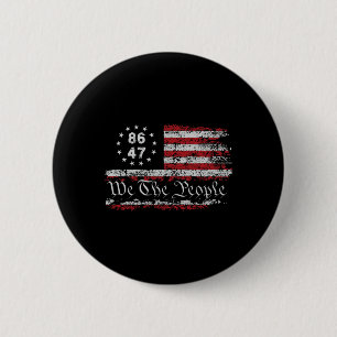 8647 Anti Trump Verwijder Trump Verwijder 47 Weers Ronde Button 5,7 Cm
