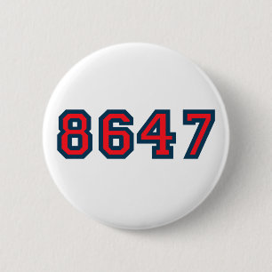 8647 Anti Trump Verzet Ronde Button 5,7 Cm