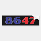 8647 Bumpersticker (Voorkant)