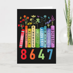 8647 Gelijke Rechten Boek Bloem Trump Vrouwenrecht Kaart