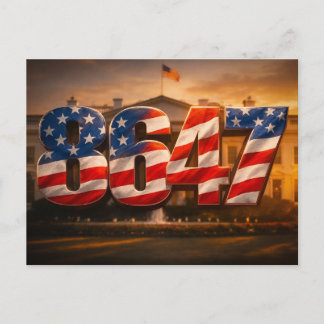 8647: Krachtig Amerikaans Verzet Briefkaart