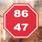 8647 RAAMSTICKER (Vel 2)