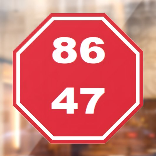 8647 RAAMSTICKER (Vel 2)