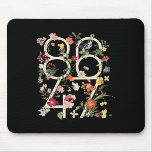 8647 Resist Subtiele Bloemen Foxtrot Delta Tango P Muismat