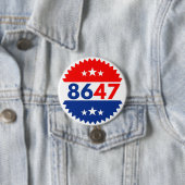 8647 RONDE BUTTON 7,6 CM (In situ)