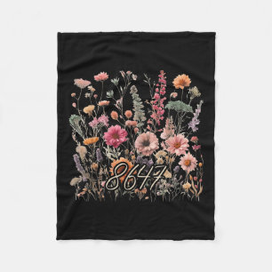 8647 Subtiele Anti Trump 86 47 Bloemen Boho Stijl Fleece Deken