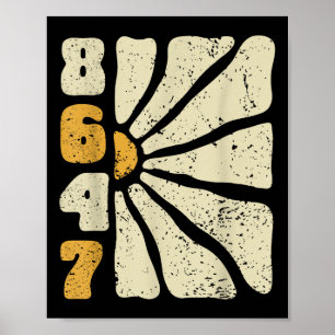 8647 Subtiele Anti Trump 86 47 Bloemen Boho Stijl Poster