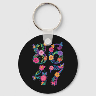 8647 Subtiele Anti Trump 86 47 Bloemen Boho Stijl Sleutelhanger
