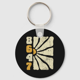 8647 Subtiele Anti Trump 86 47 Bloemen Boho Stijl Sleutelhanger