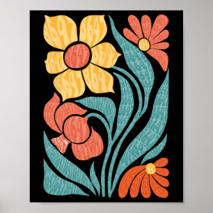8647 Subtiele Anti Trump Bloemen Boho Poster