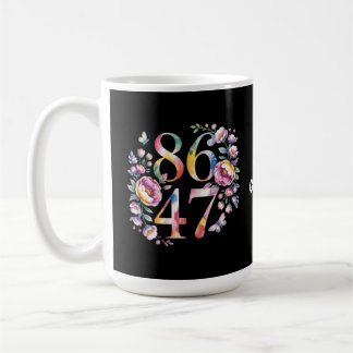 8647 Subtiele Bloemen Boho Stijl Een vreedzaam pro Koffiemok