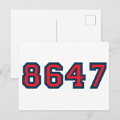 8647 Verzet tegen Trump Briefkaart (Voorkant / Achterkant)