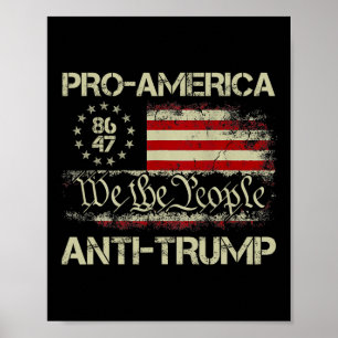 8647 We The People Pro-amerika Anti-trump Poster