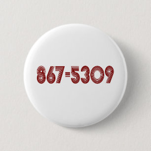 867-5309 RONDE BUTTON 5,7 CM