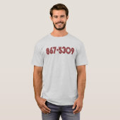 867-5309 T-SHIRT (Voorkant volledig)