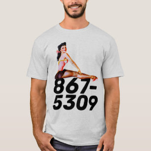867-5309 T-SHIRTS JENNY VINTAGES 1980